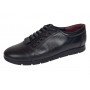 Pantofi dama, casual, din piele naturala box, negri, - P502NBOX